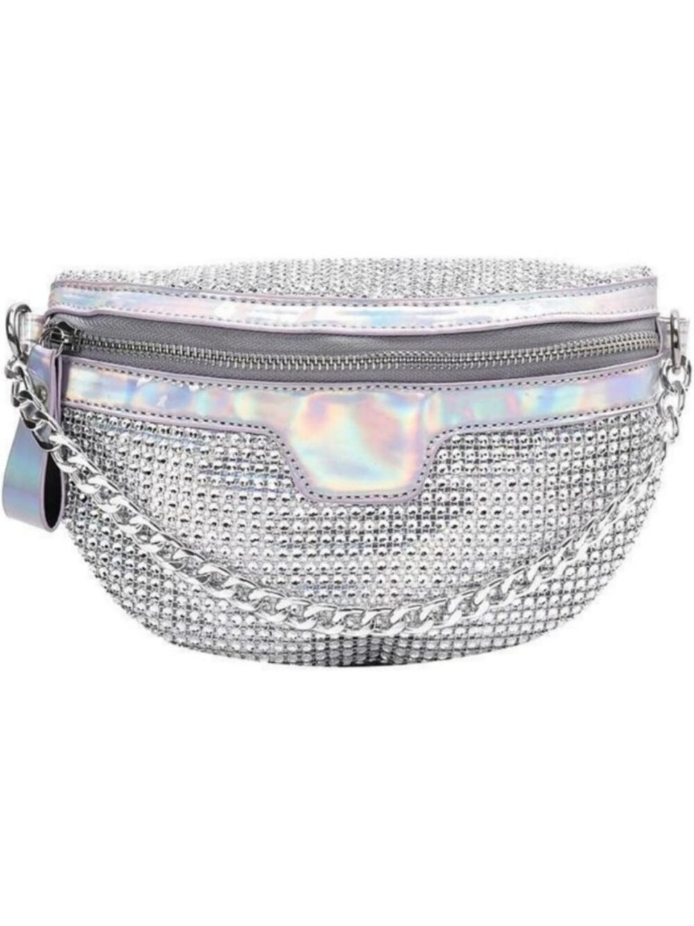 Stylish Bling Chest Bag for Women - Small Fanny Pack, Crossbody Waist Pouch